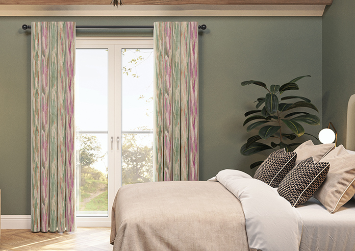 Bombay Velvet, Pink Crush - Made to Measure Curtain - Image 3